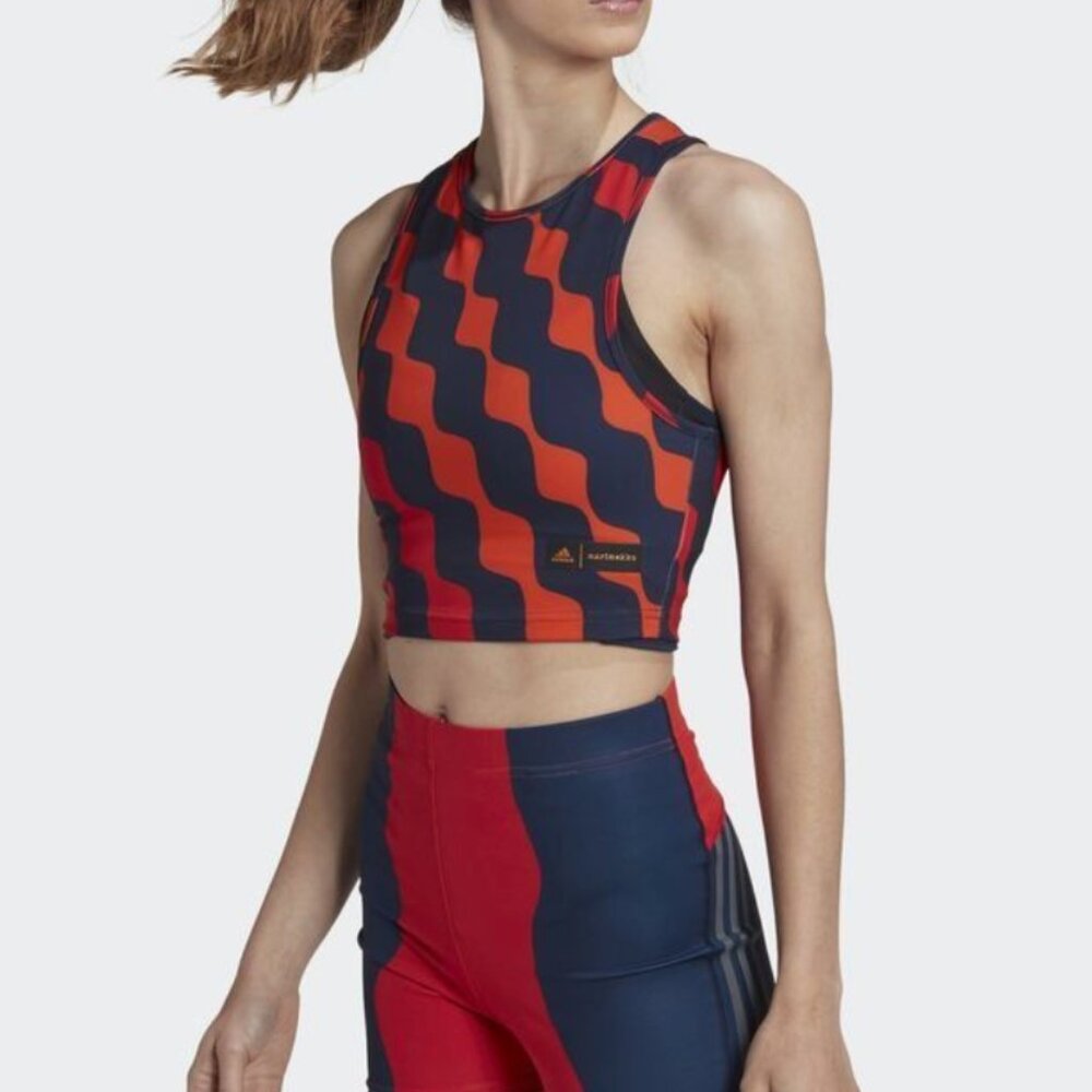 Adidas x Marimekko Train Icons Print Tank Top size M